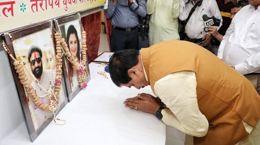 CM Dr. Mohan Yadav met with the family of the Indore fire tragedy victims