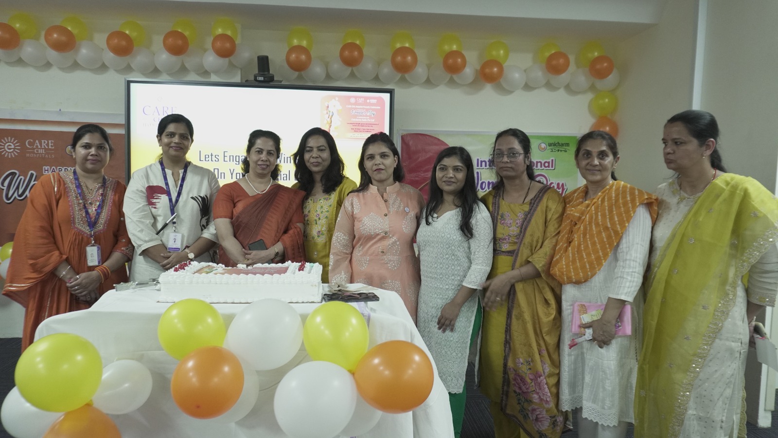 Women's Day celebrated at Care CHL Hospitals, Indore