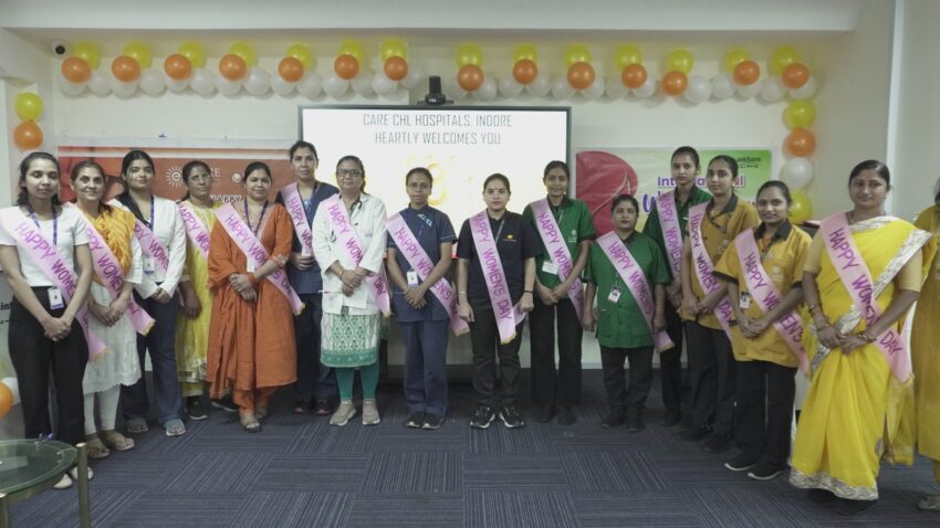 Women's Day celebrated at Care CHL Hospitals, Indore