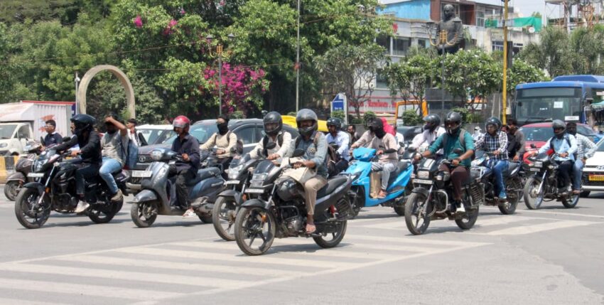 Major Helmet Enforcement Drive in Indore; Thousands Fined