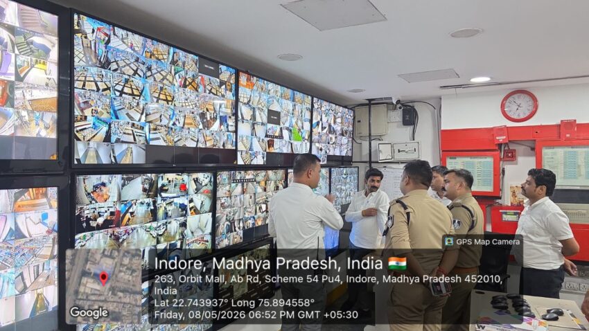Indore Police Team Conducts Security Audit at C21 and Malhar Mall