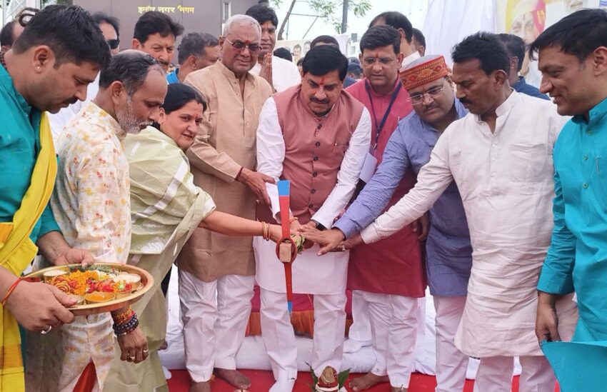 New road to be built from Tulsi Nagar to Nipania; Chief Minister performs groundbreaking ceremony