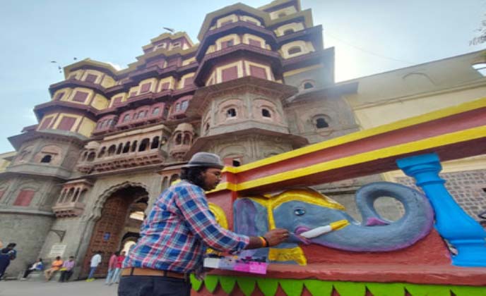 Rajwada gets a makeover ahead of the BRICS delegates' visit