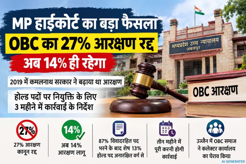 MP High Court OBC Reservation Decision